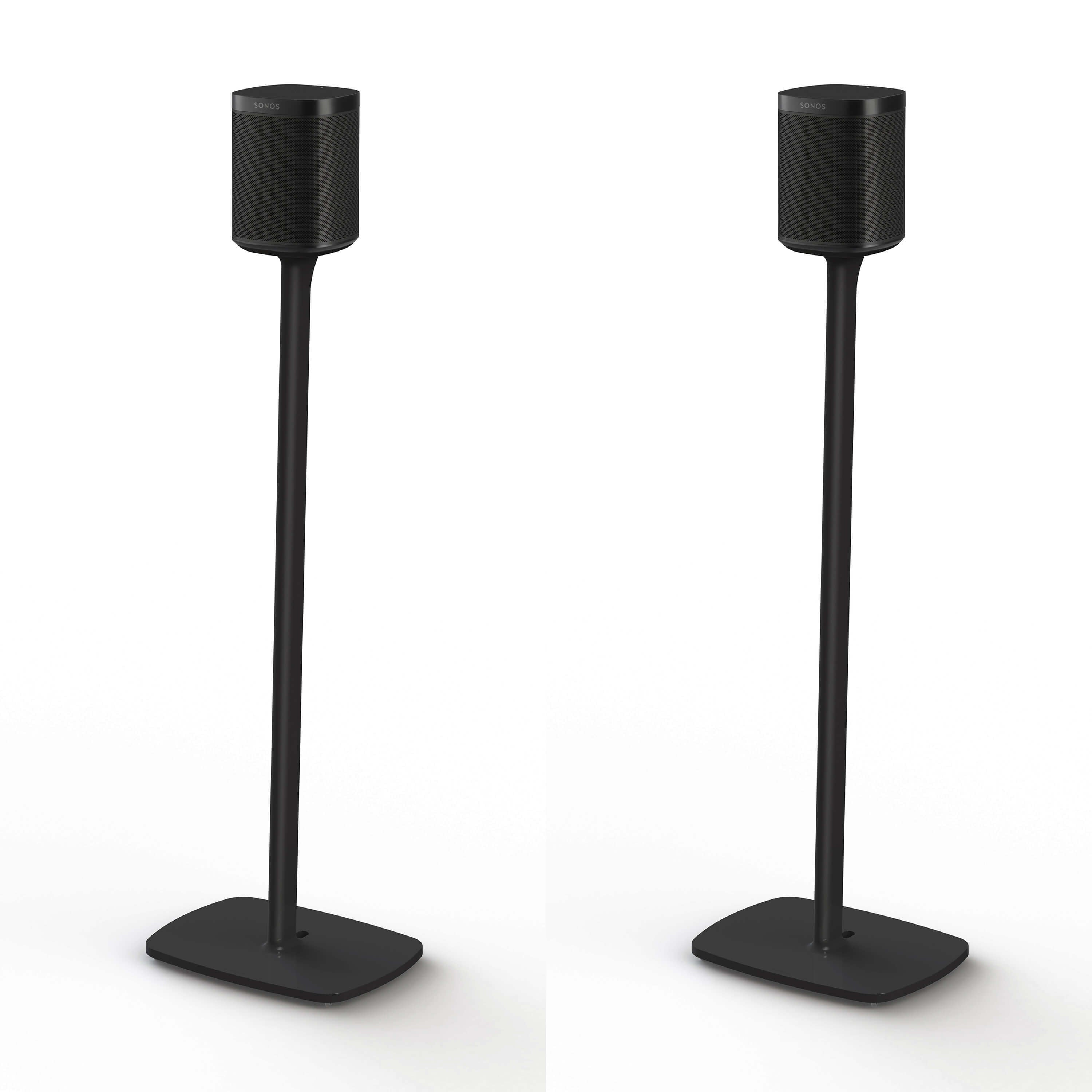flexson-flexson-golvstall-for-sonos ONE/ONE SL/PLAY:1 Svart 2-pack